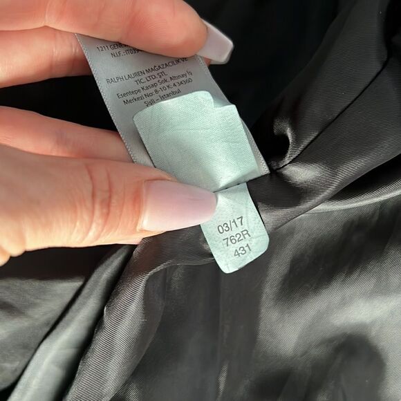 Lauren Ralph Lauren Soft lamb leather jacket Sz-Small - Picture 10 of 16